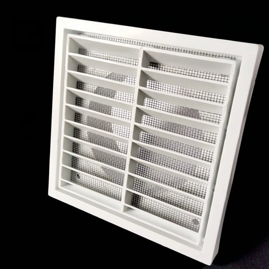 Metal Louver Air Vents Grille Ventilation Covers Aluminum Grilles Duct Heating Cooling Vents Plate Insect Screen Cover Air Vents
