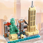 New York Magnetic Refrigerator Magnet Building Blocks Accessories London Landmark Building Paris Small Particle Model Toy Gift
