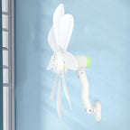 Wall Fan Small Wall Mounted Electric Fan No Drilling Required For Hous