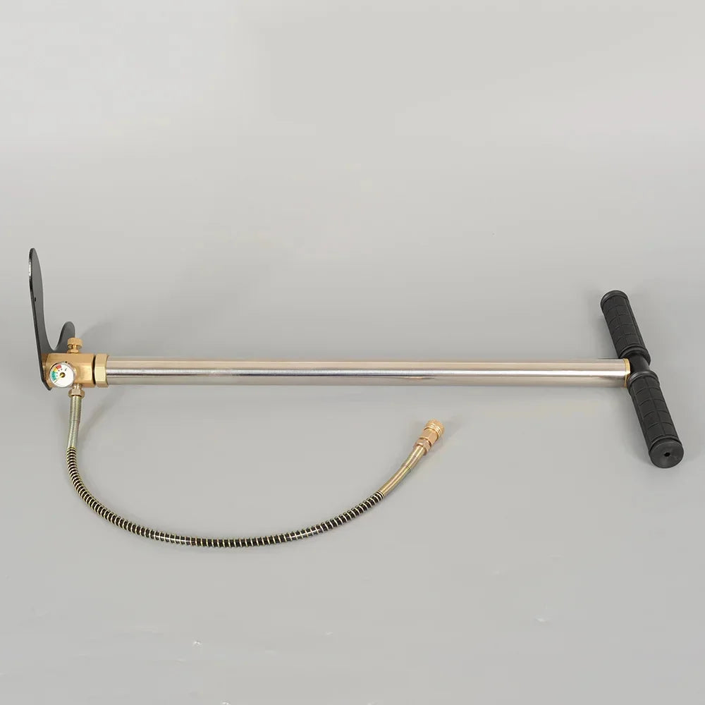 300bar 30mpa 4500psi 3 Stage Air  Hand Pump Air Pump Stirrup Charging Gas Filter Gauge Valve Hose For Inflatable Kayak Tire