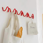 Creative Wave Coat Racks Minimalist Clothes Racks Wall Organizer Coat Hanger Living Room Clothing Shelf Interior Furniture