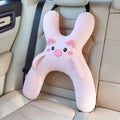 Kids Car Neck Pillow | Seat Belt Safety Sleep Aid for Comfortable Travel & Head Support