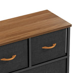 YITAHOME 9 Drawer Wide Fabric Dresser with Easy Pull Handles Sturdy Steel Frame for Bedroom Kids Room Closet Storage