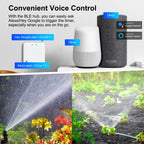 KEMEK Smart Programmable Sprinkle Timer 2 Zone Wifi Smart Garden Water Timer for Hose Faucet Irrigation with Rain Delay Feature