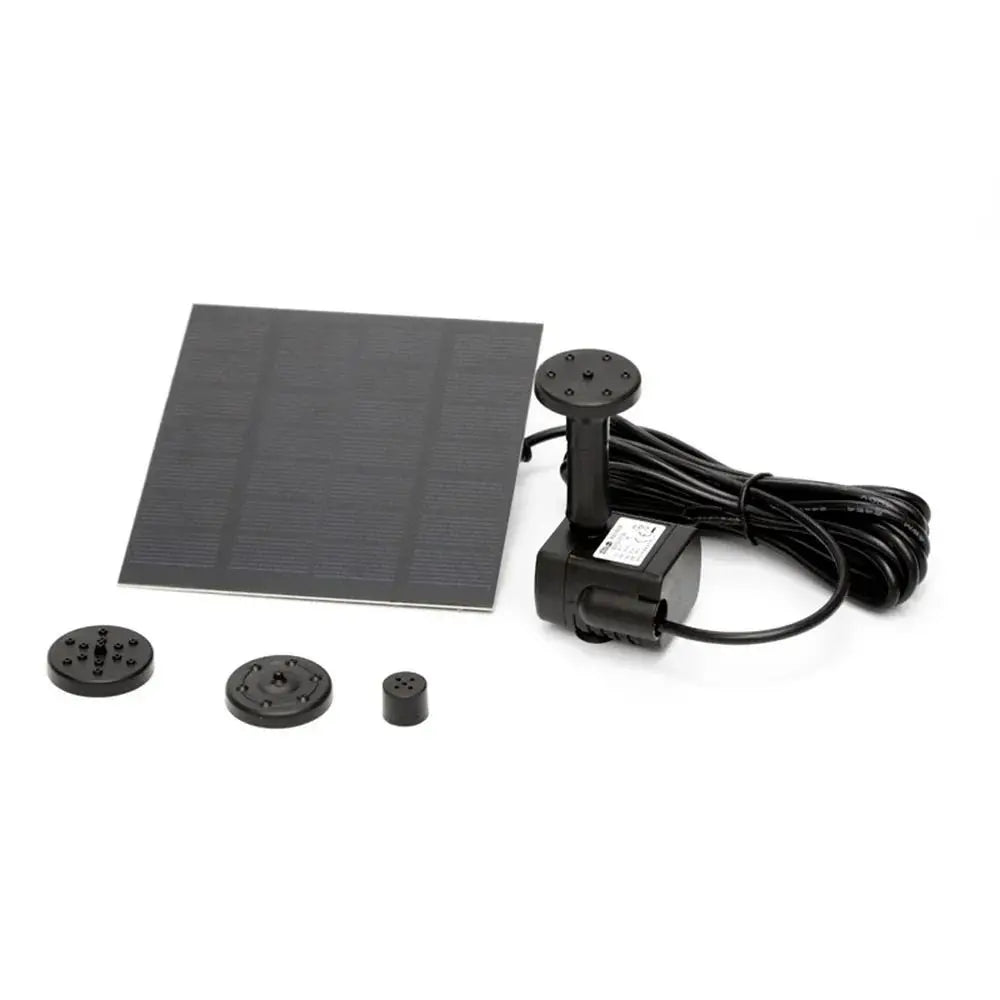 Sprinkler Mini Solar Panel Water Pump 4 Nozzles DIY Solar Fountain Pump DC Brushless 200L/H Solar Water Fountain Fish Tank