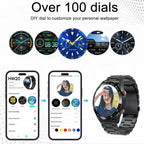2026 New Classic Smart Watch Men Women ECG+PPG HD Screen Bluetooth Call GPS Tracker Heart Rate IP68 Waterproof Sports Smartwatch