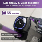 Redkey W15 Wireless Wet and Dry Vacuum Cleaner 3 in 1 Cordless Vacuum Mop with Self-Washing Edge Cleaning 35min Runtime