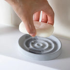 SHIMOYAMA Home Bathroom Novelty Quickly Dry Diatomaceous Earth Soap Non-slip Draining Tray Holder Diatomite Soap Dish