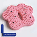 Inflatable Foot Massager Stepper Balance Board with Anti Slip PVC Massage Dots for Yoga Training Slimming Leg Shaping
