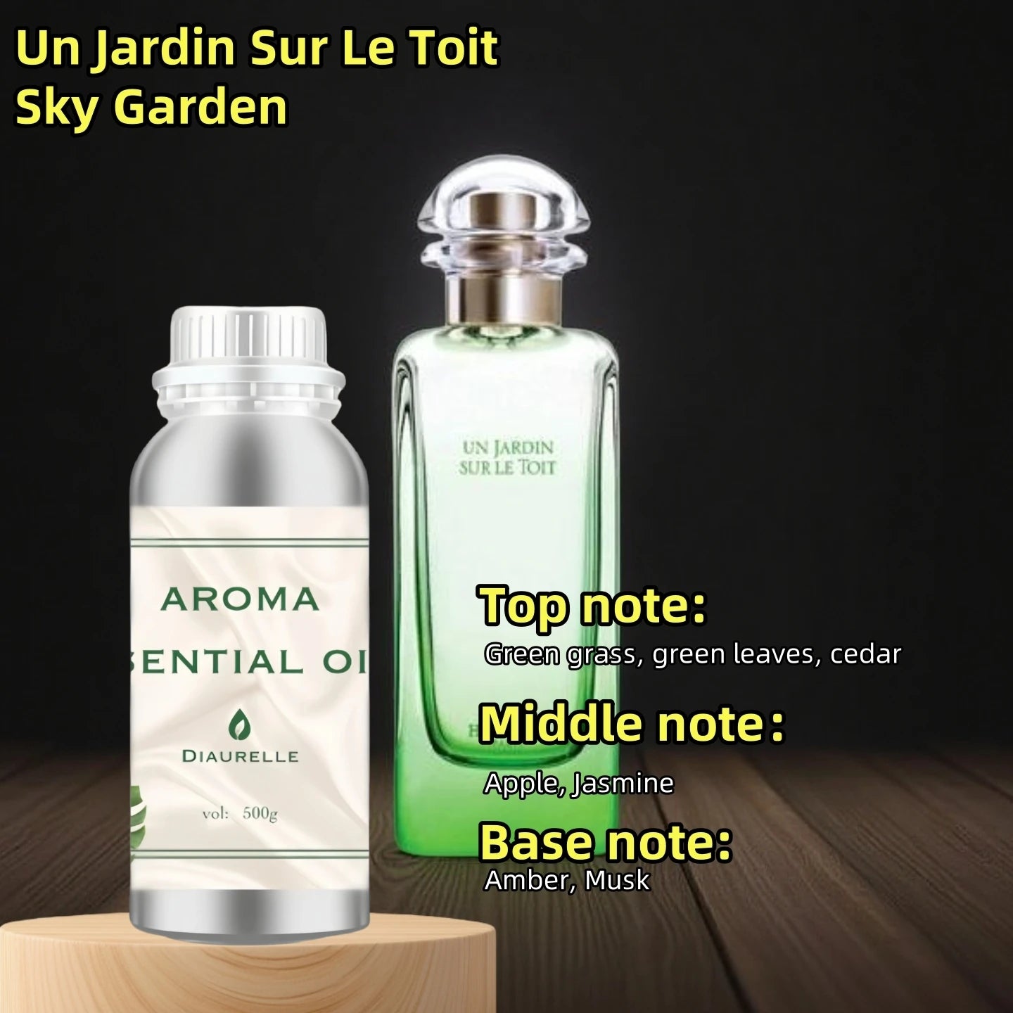 Diaurelle Hotels 500ML Long-Lasting Perfume Oil for Diffuser Hotel Home Air Freshener Strong Refreshing Aroma