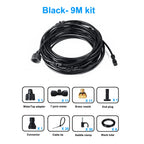 6/9/12/15/18m Outdoor Cooling Patio Misting System Fan Cooler Water Mist Gardenhouse Spray Hot fog misting system