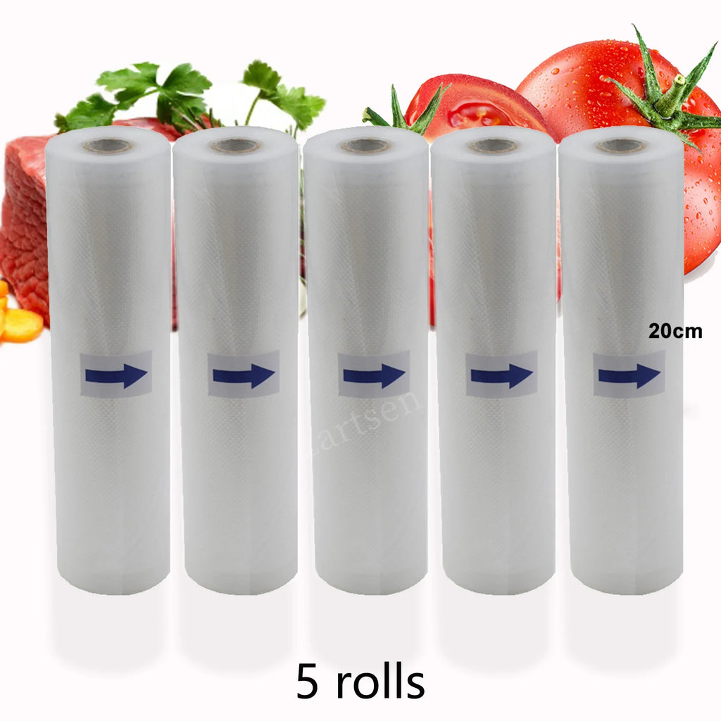 Household Food Saver Vacuum Bag Storage Bags Machine Film Sealer Vacuum Packer Saran Wrap Food Fresh Long Keeping 1 Roll