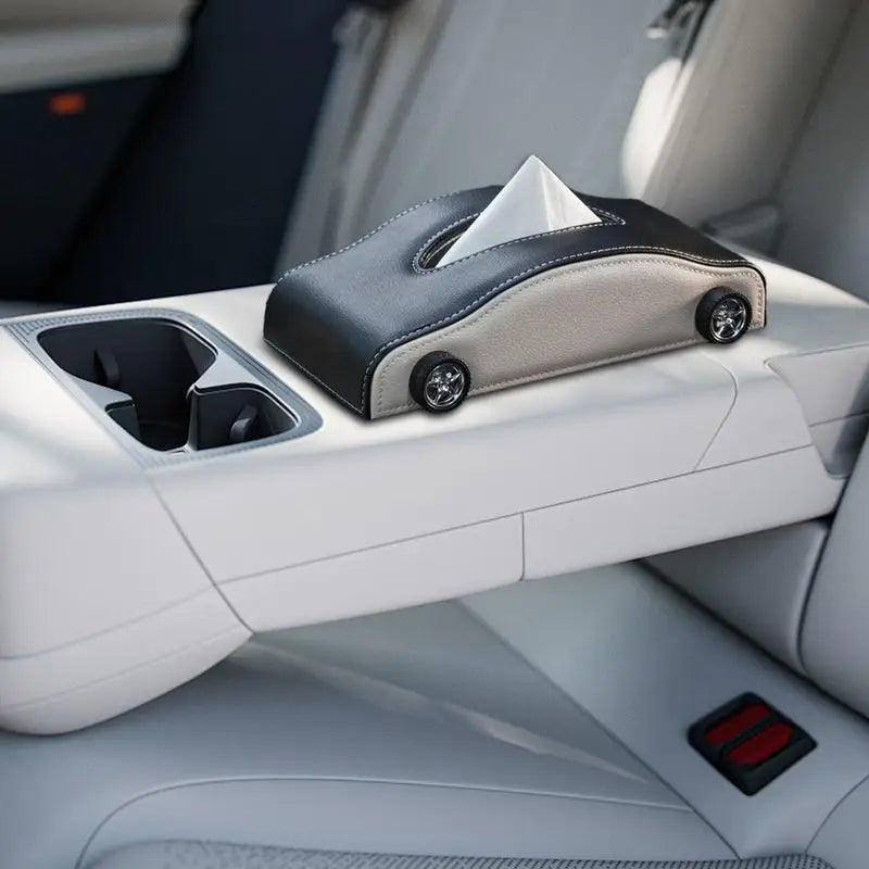 Car Shape Tissue Box Living Room Tissue Cover Decorative Heat-resistant Tissue Dispenser For Bathroom Anti-Moisture Interior