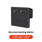 YZ For Tesla Model 3 Y Highland Juniper Central Control Glove Box Storage Box Car Storage Box Interior Interior Accessories