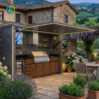 Outdoor Kitchen BBQ Grill Island Patio Stainless Steel Modular Countertop Cooking Station Garden Unit