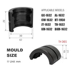 Hydraulic Pipe Crimping Jaw TH U Pipe  for Pex Fittings and V  M  VAU VUS  Pipe press moulds  for Cooper Cube