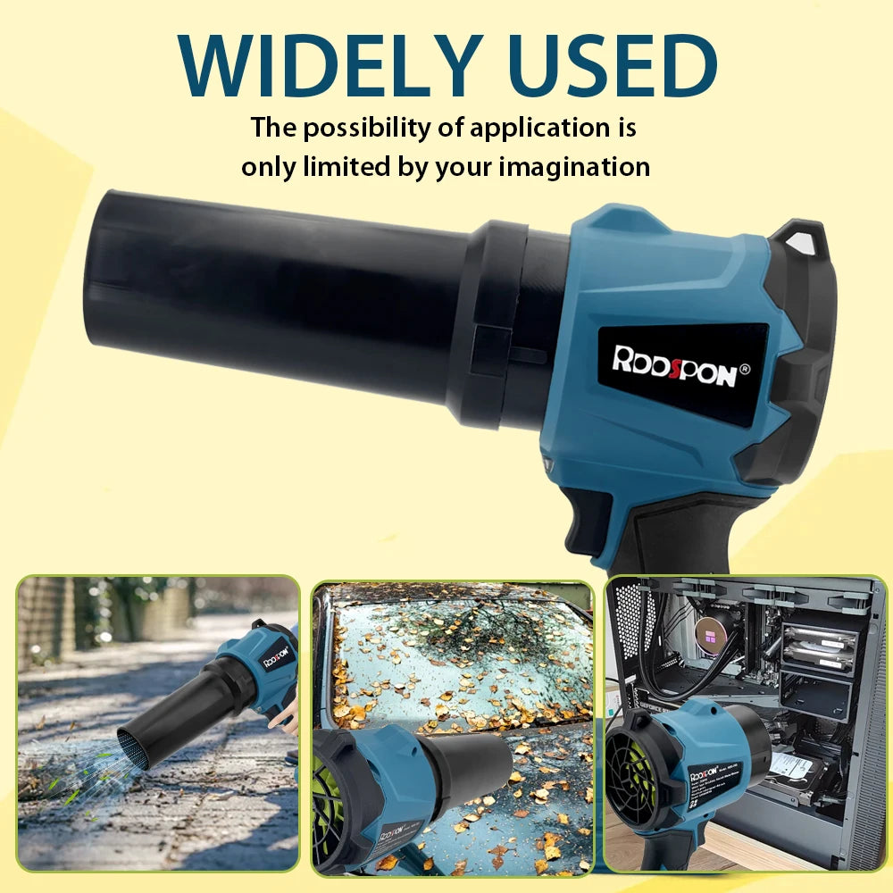 3000W Brushless Powerful Air Blower 450m/s Turbo Jet Blowers 320000rpm Handheld Leaf Blower For Makita Battery Tools Power