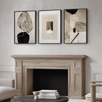 Modern Minimalist Abstract Wall Art (Set of 3)