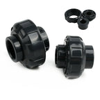 1PC 20~63mm Dark Grey UPVC Pipe Connector Straight Elbow Tee Garden Irrigation DIY Accessories Aquarium Water Tank Supply Joints