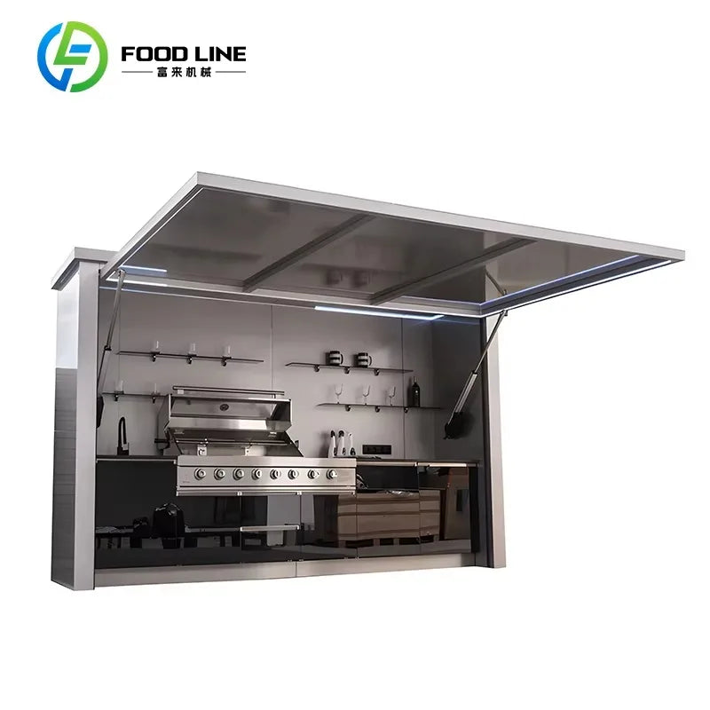 Aluminium Kitchen Cabinet Outdoor Best Outdoor Kitchen Designs Outdoor Bbq Modular Kitchen Roof Remote Customized