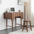 brown stool luxury dresser eithe bedroom girl Large Wooden Hotel Dressing Table Storage Makeup Schminktisch Bedroom Furniture