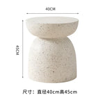 Creative Side Table Small Cream Wind Sofa Table Art Coffee Stand for Living Room Modern Balcony Storage Table