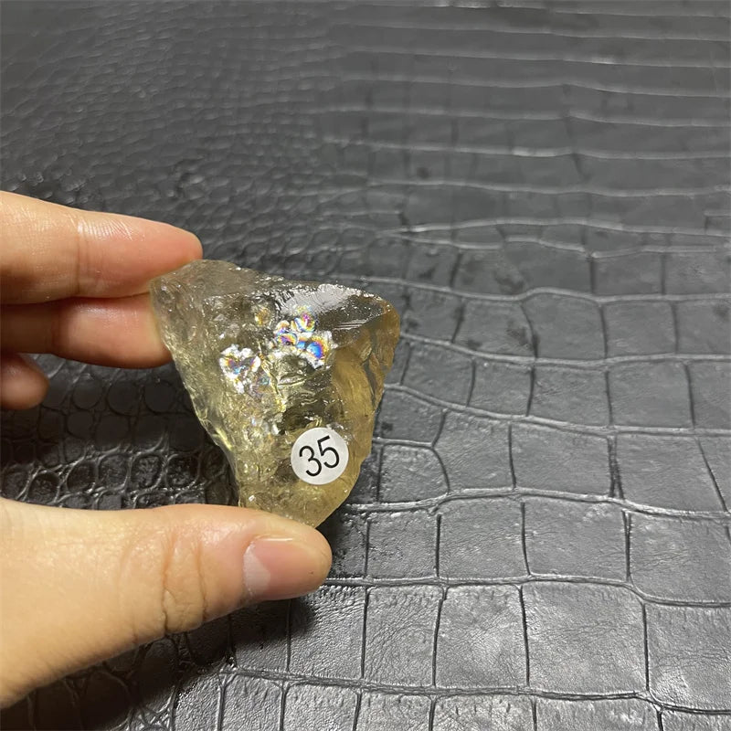 Natural Topaz Crystal Rough Raw Stone Rock Specimen Brazil