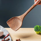 GIANXI Kitchen Utensils Set Non-Stick Chicken-wing Wood Kitchenware Soup Spoon Spatula Rice Spoon Shovel Kitchen Accessories