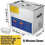 VEVOR 2L 3L 6L 10L 15L 22L 30L Ultrasonic Cleaner Lave-Dishes Portable Washing Machine Diswasher Ultrasound Home Appliances