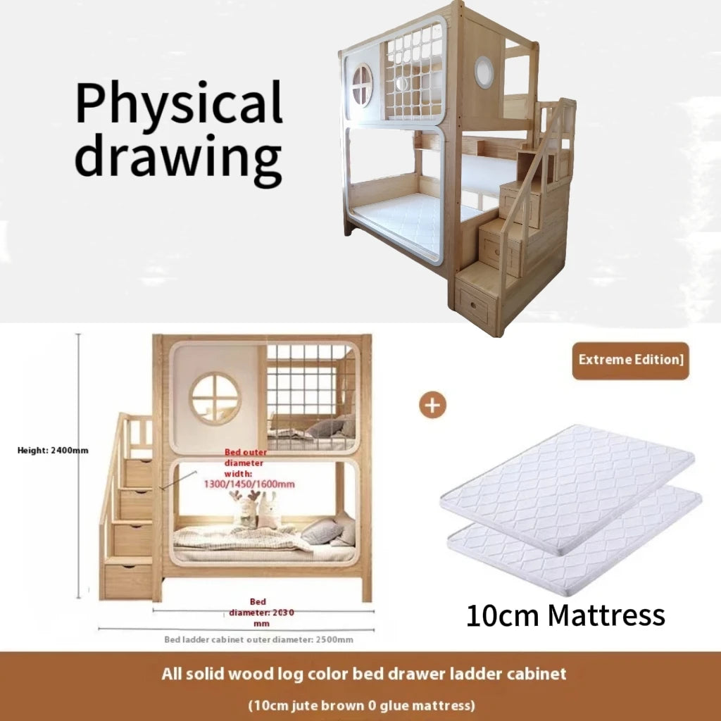 Kids Bed Kids Bedroom Furniture Children's Family Girl Beds Letto Bambini Children's Montessori Bed Wood Children's Bed