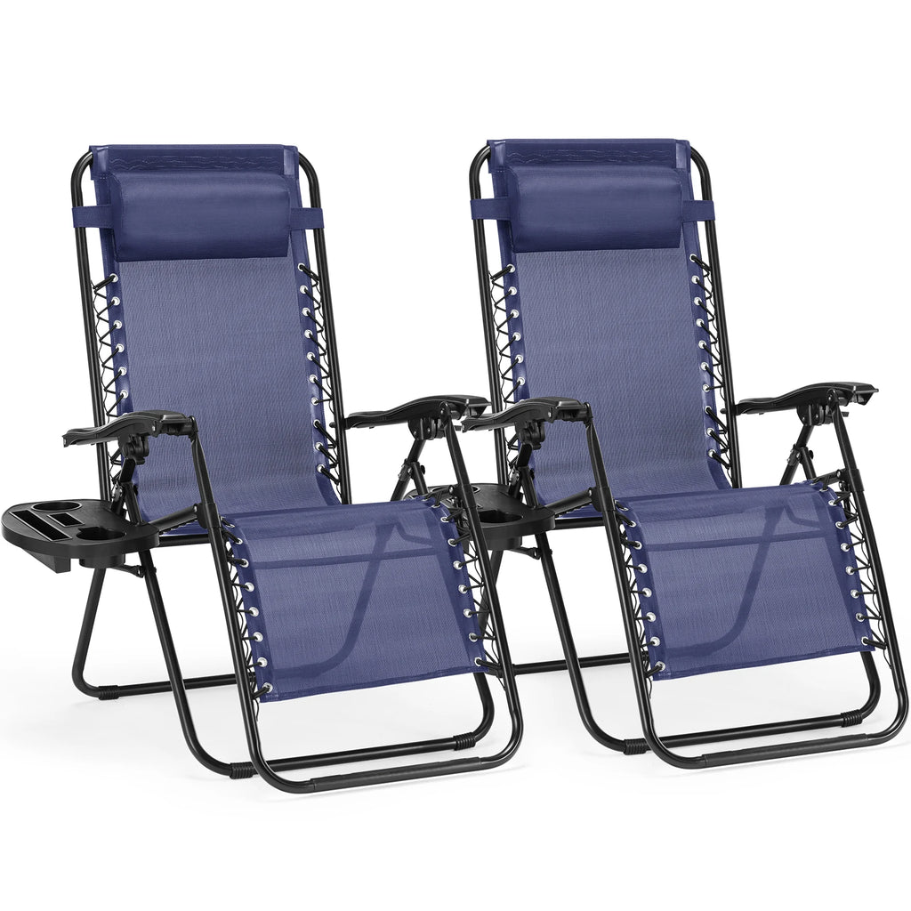 Zero Gravity Recliner Chair Set (2-Pack)