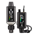 EMX-1 Wireless Monitoring System, Portable UHF Rechargeable Wireless System for Musical Instruments, Dynamic Wired Microphone