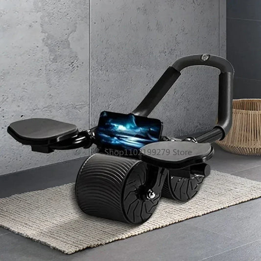 AB Roller Wheel Automatic Rebound Abdominal Muscle Training Push-up Abdominal Roll Elbow Flat Plate Home Fitness Exercise