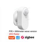 Zigbee 3.0 Human Presence Detector,Luminance/Distance Detection,  Smart PIR Motion Sensor Support Zigbee 2mqtt Home Assistant