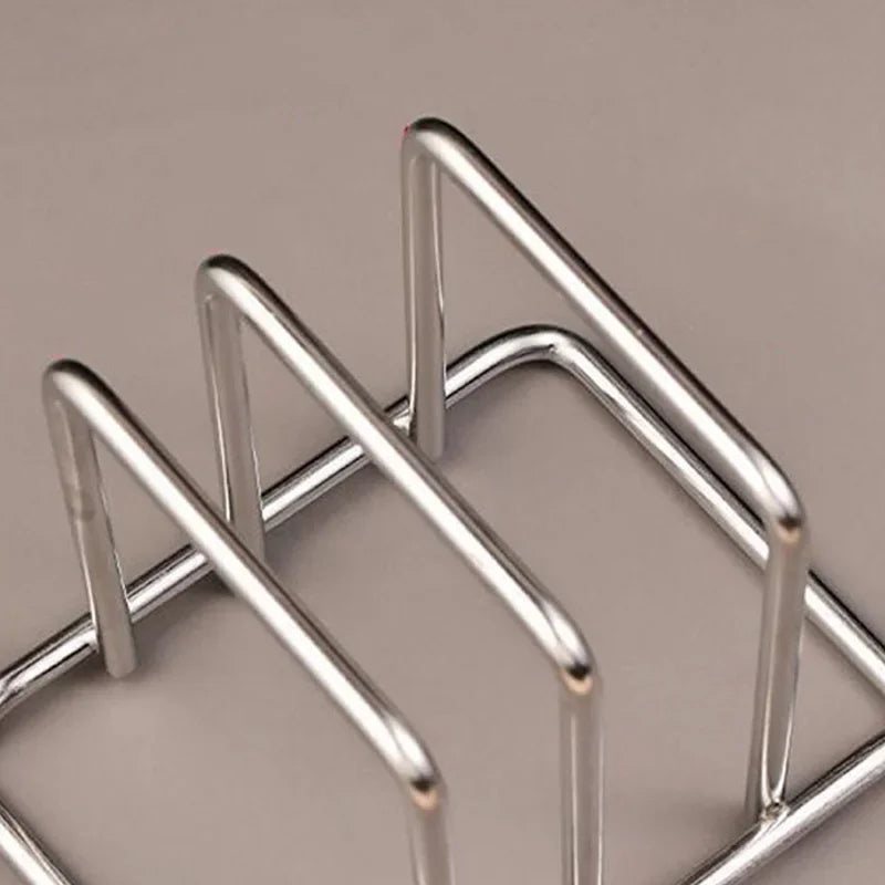1pc Kitchen Cutting Board Holder Pot Lid Holder Desktop Stainless Steel Material Storage Rack for Cutting Board Organizer Stable