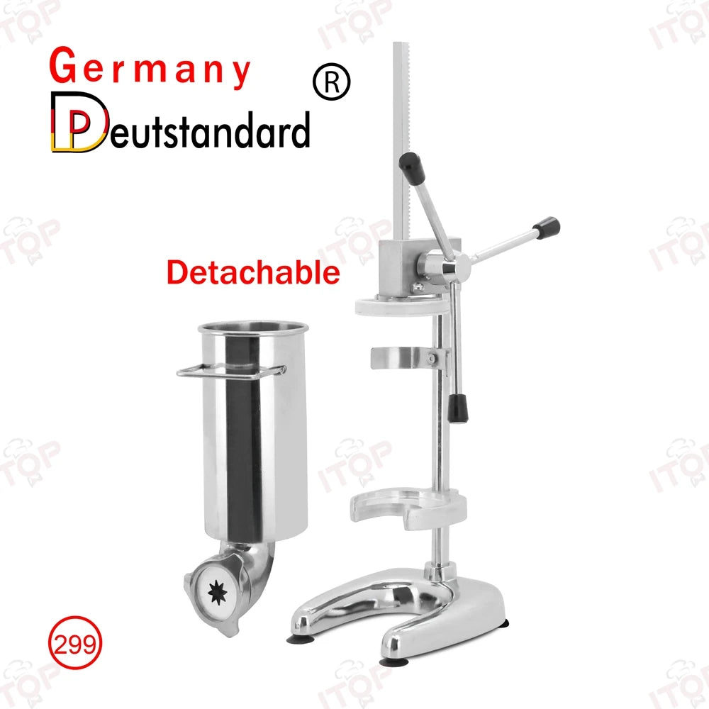 ITOP 2/3L Small Spanish Churros Maker With 5 Nozzles Mold Churro Machine Churro Extruder Churro Press