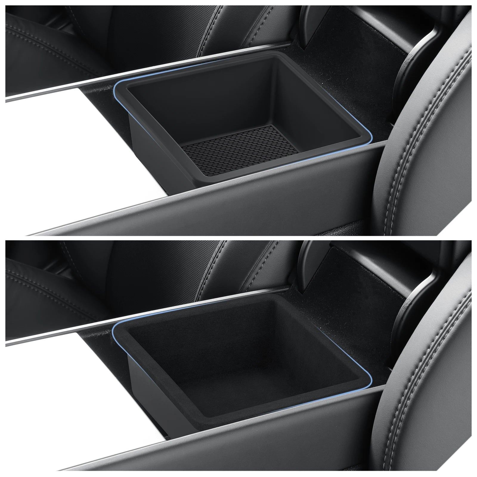 Smabee for Tesla Model Y Launch 2025 Juniper/Model 3 Highland Car Center Console Armrest Storage Box Tray Accessories Tidying