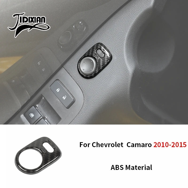 JIDIXIAN fit for Chevrolet Camaro 2010 2011 2012 2013 2014 2015 Car Interior Exterior Decoration Cover Carbon Fiber Accessories