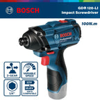 BOSCH GDR 120-LI Impact Driver 12V Cordless Rechargeable 1/4in 100Nm Electril Screwdriver Wrench Power Tool Bare Machine