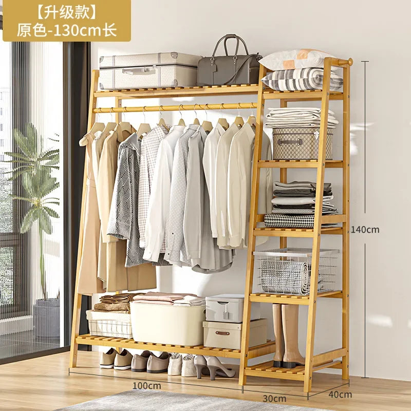 Movable Clothes Hanger Coats Clothing Rack Shelfs Home Furniture Room Shelves Closet Closet Shoe Organizer Jingle Bells Sofa