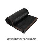 Black Shading Net Anti-UV Sunshade Cloth Outdoor Swimming Pool Cover Sunshade Mesh Garden Plants Balcony Patio Car Canvas Awning