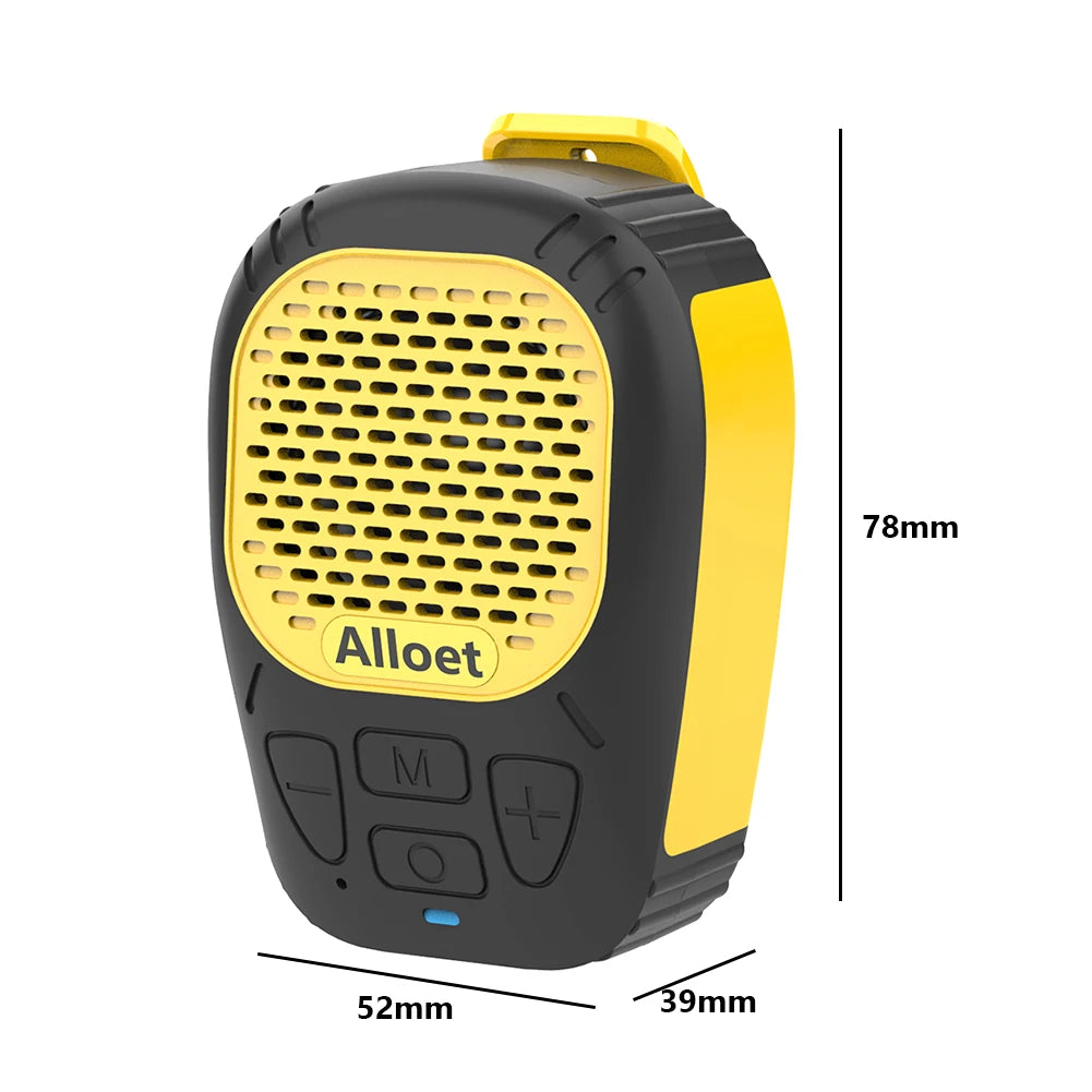 Wearable Bluetooth-Compatible5.3 Speaker Built-in Mic Mini Speaker Up To 30 Hours Battery Life Small Speaker for Cycling/Hiking