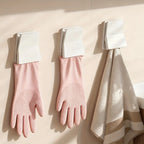 Kitchen Rubber Glove Holder Dishwashing Gloves Hook Rag Towel Clip Organizer Household Cleaning Hanger Rack Accessories