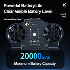Xiaomi Digital Display Waist Hanging Fan Portable Outdoor Work Waist H