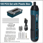 Cordless Electric Screwdriver Rechargeable 1300mah Lithium Battery Mini Drill 3.6V Power Tools Set Household Maintenance Repair