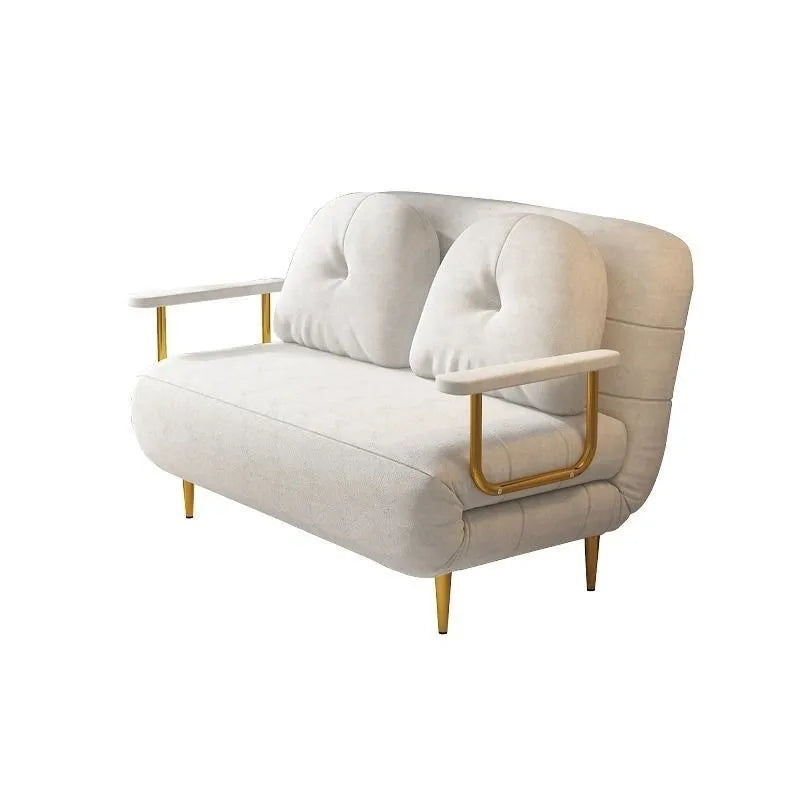 Foldable Sofa Bed Dual Use Single Small Unit Balcony Living Room Multi Functional Clouding Stretching Relaxing Sofa Two Seat