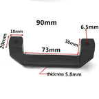 Kitchen Cabinet Handles Concise Black Wardrobe Door Handle Box Handle for Toolbox Suitcases Equipment Cabinet Pull Drawer Knobs