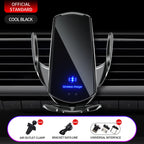 Car Cell Phone Holder Wireless Charger Strong Rotatable For Kia EV6 2021-2024 Mobile Support For Car Auto Interior Accessories