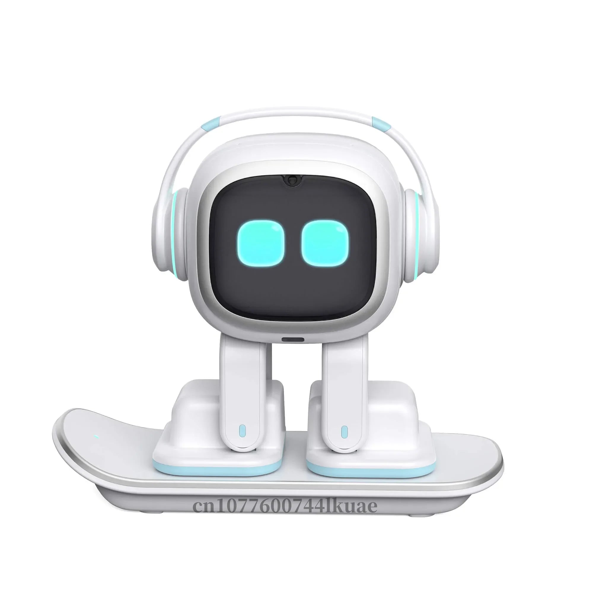 White EMO Voice Robot Smart AI Companion Interactive Talking Electron with Control ,Gift for Boys Girls Birthday Christmas 2025