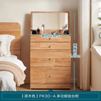 Bedroom bedside table dresser integrated Dressing table Makeup vanity makeup desk Bring makeup box stool nightstands Furniture